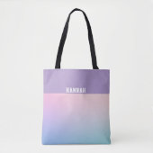 Pretty Gradient Pink Purple  Tote Bag (Voorkant)