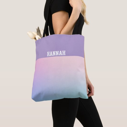 Pretty Gradient Pink Purple  Tote Bag (Dichtbij)