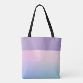 Pretty Gradiënt Roze Paars Tote Bag (Achterkant)