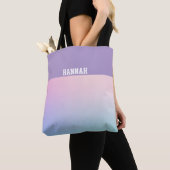 Pretty Gradiënt Roze Paars Tote Bag (Dichtbij)