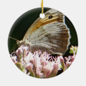 Pretty grote vlinder keramisch ornament (Achterkant)