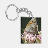 Pretty grote vlinder  sleutelhanger (Voorkant Links)