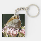 Pretty grote vlinder  sleutelhanger (Achterkant)