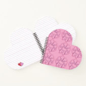 Pretty heart circle pattern notitieboek (Binnen)
