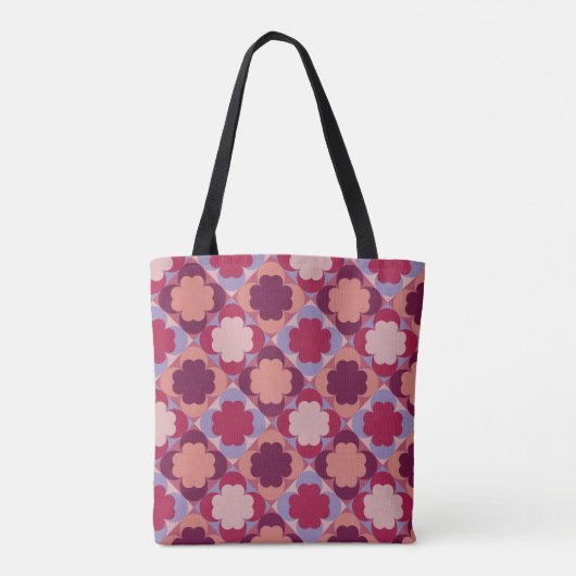 Pretty Heart Pattern  Tote Bag (Achterkant)