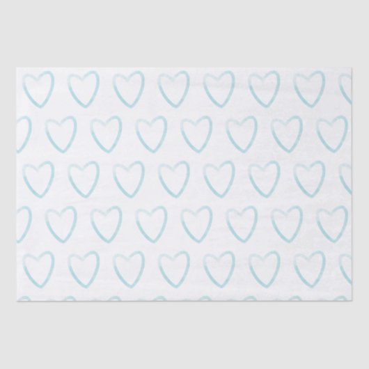 Pretty Heart Trouwpatroon  Tissuepapier (Voorkant)