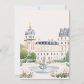 Pretty Highland Cow Baby Shower Kaart (Achterkant)