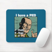 Pretty Huge D Phd Citaat Universiteit Muismat (Met muis)