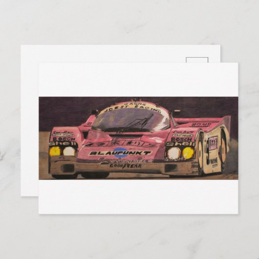 Pretty in Pink Briefkaart (Voorkant / Achterkant)