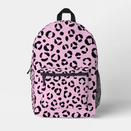 Pretty in Pink Dierprint Bedrukte Rugzak (Voorkant)