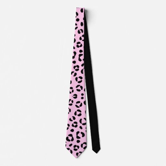 Pretty in Pink Dierprint Stropdas (Voorkant)