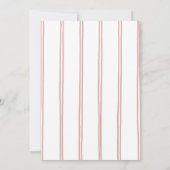 Pretty in Pink Floral Baby Shower Kaart (Achterkant)