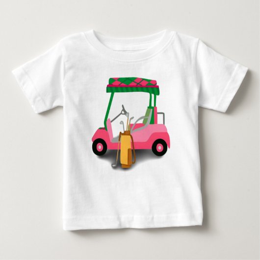 Pretty in Pink Golf Cart T-shirt (Voorkant)
