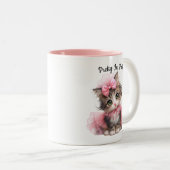 Pretty in Pink – Kitten Mok (Voorkant rechts)
