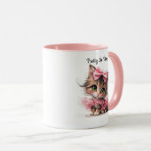 Pretty In Pink. – Kitten Mug Mok (Voorkant rechts)