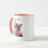 Pretty In Pink. – Kitten Mug Mok (Voorkant links)