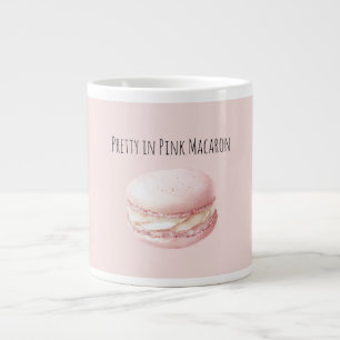 Pretty in Pink Macaron Grote Koffiekop