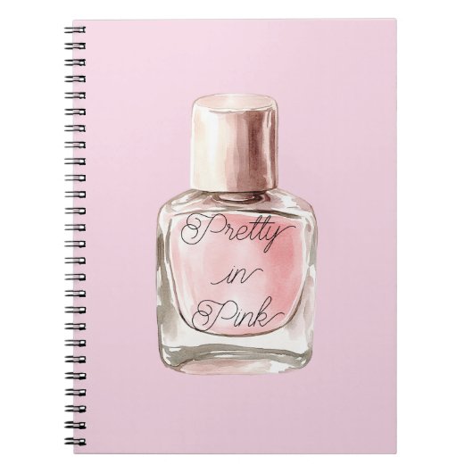 Pretty in Pink nagellak Notitieboek (Voorkant)