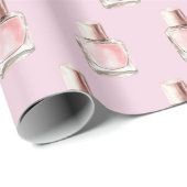 Pretty in Pink Nail Polish Bridal Shower Cadeaupapier (Rol Hoek)