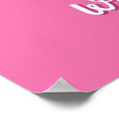 Pretty in Pink Nails Poster (Hoek)