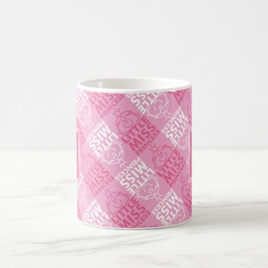 Pretty In Pink Pattern | Monogram Koffiemok (Center)