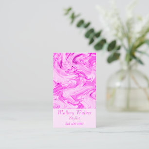 Pretty In Pink Roze Blos Blush Roze Visitekaartje