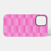 Pretty In Plaid 7, zachte roze iPhone hoes Hoesje (Achterkant horizontaal)