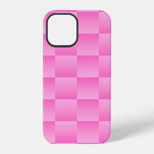 Pretty In Plaid 7, zachte roze iPhone hoes Hoesje (Achterkant)