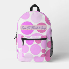 Pretty In Polka Dots Collectie - Dames Bedrukte Rugzak