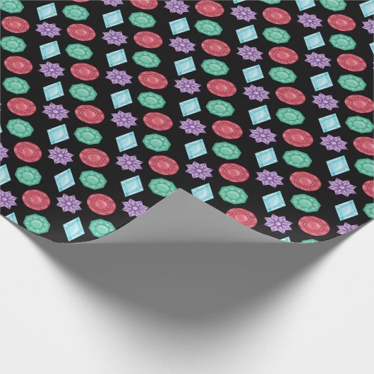 Pretty Jewels Pattern Cadeaupapier (Hoek)
