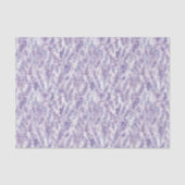 Pretty Lavender Flowers Birthday Tissuepapier (Voorkant)