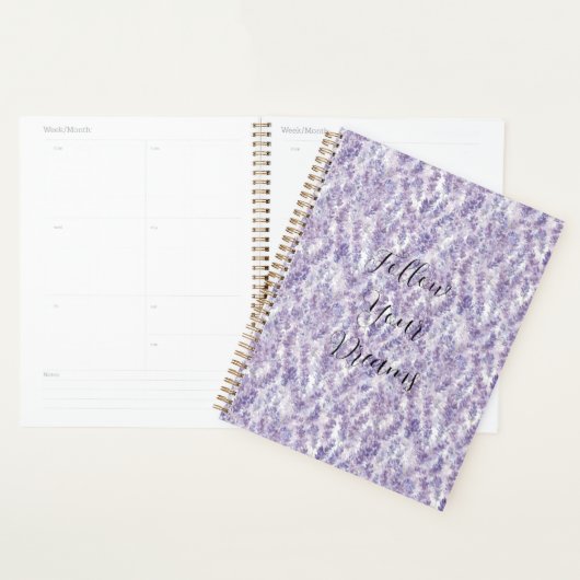 Pretty Lavender Flowers   Planner (Display)