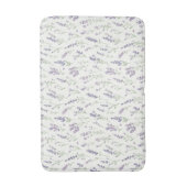 Pretty Lavender White Flowers Bridal Shower Badmat (Voorkant Verticaal)