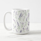Pretty Lavender White Flowers Bridal Shower Koffiemok (Links)