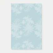 Pretty Light Blue White Floral Faux Lace Post-it® Notes (Voorkant)