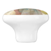 Pretty Lil Fairy with Flowers | Fairytale Keramische Knop (Zijkant)