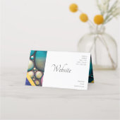 Pretty Liquid forms Afsprakenkaart (Achterkant)