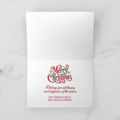 Pretty Little Bluebird Christmas Feestdagen Kaart (Binnen)