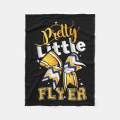 Pretty Little Flyer Cheer Cheerleading Team  Fleece Deken (Voorkant)
