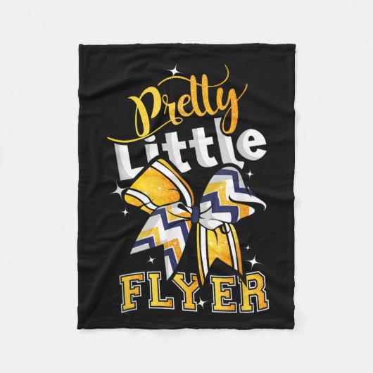Pretty Little Flyer Cheer Cheerleading Team  Fleece Deken (Voorkant)