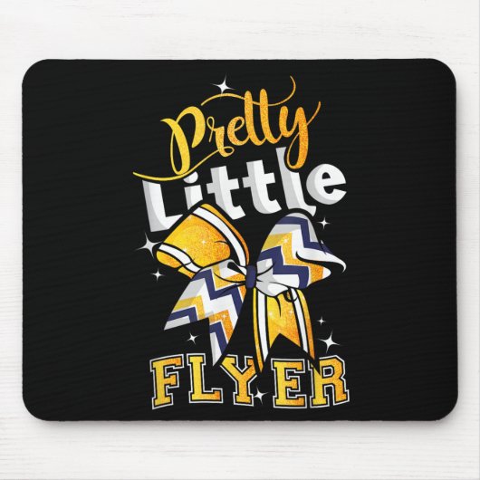 Pretty Little Flyer Cheer Cheerleading Team Muismat (Voorkant)