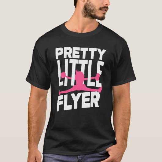 Pretty Little Flyer Cheerleading Cheerleader T-shirt (Voorkant)