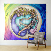 Pretty Little Pearl Tapestry Wandkleed (In Situ (horizontaal))
