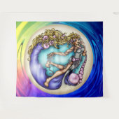 Pretty Little Pearl Tapestry Wandkleed (Voorkant (horizontaal))