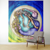 Pretty Little Pearl Tapestry Wandkleed (In situ)