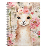 Pretty Llama Notebook Notitieboek (Voorkant)