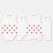 Pretty lush pink tulips pattern bedankdoosjes (Ongevouwen)