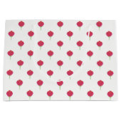 Pretty lush pink tulips pattern groot cadeauzakje (Voorkant)