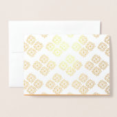 Pretty Mandala Print Ontspanning Verjaardag Folie Kaarten (Voorkant met envelop)