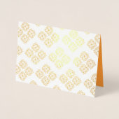 Pretty Mandala Print Ontspanning Verjaardag Folie Kaarten (Voorkant)